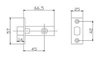 RENZ L 5-45 plastic (пластик) Black черный Защелка (100, 20) RENZ L 5-45 plastic (пластик) Black черный Защелка (100, 20)