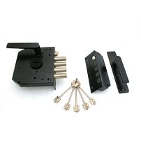 Герион "Эталон НР" ЗЩ Левый для внутр.дв. с/ручкой 5кл Замок накладной тяж. (5,3)