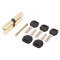 АЛЛЮР HD F 90-5К BP (45x45) латунь перф.кл БЛИСТЕР Цилиндровый механизм (60,50,10)