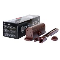 БУЛАТ Доводчик дверной ARCTIC ДД 502/4 DA-С (60-120 кг) коричневый, морозостойкий (10) БУЛАТ Доводчик дверной ARCTIC ДД 502/4 DA-С (60-120 кг) коричневый, морозостойкий (10)