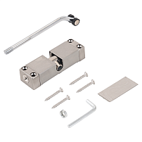 NOTEDO Доводчик дверной пружинный DS-10 серебро до 30кг (80) NOTEDO Доводчик дверной пружинный DS-10 серебро до 30кг (80)