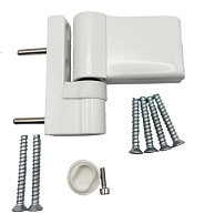 ЛДМ FORWIN DHS петля до 100кг белая для пластик. дверей (30)