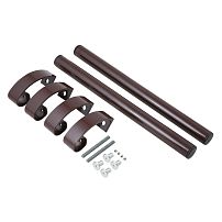 БУЛАТ РС-02.400.8017 коричневый, регулируемая, ручка скоба для алюм. и ПВХ дверей,(АРД-02)(16) БУЛАТ РС-02.400.8017 коричневый, регулируемая, ручка скоба для алюм. и ПВХ дверей,(АРД-02)(16)