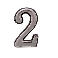 Цифра дверная АЛЛЮР пластик "2" хром (3000,20!!!) Цифра дверная АЛЛЮР пластик "2" хром (3000,20!!!)