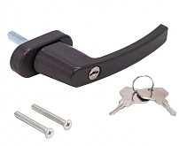 Ручка с ключом д/пласт.окон SWH-T 37.1(02) 8019 корич. (50,10)