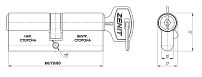 Зенит МЦ 1-5-70 BL черный д/врез.замков 5кл.Цилиндровый механизм (50) Зенит МЦ 1-5-70 BL черный д/врез.замков 5кл.Цилиндровый механизм (50)