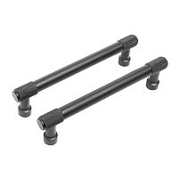 StahlBuro AP2307-128 2шт., BL матовый черный. Ручка-скоба мебельная (15, 150) StahlBuro AP2307-128 2шт., BL матовый черный. Ручка-скоба мебельная (15, 150)