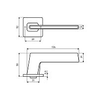 АЛЛЮР АРТ "АДЕЛЬ" CP/светло-серое дерево (852SSD) хром/св-сер дерЗАЩИТ.ПЛЕНКА Комплект ручек (20)