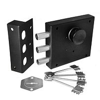 С-Пб Богатырь М с/вертуш ( 1 отв.планка) Замок гаражный тяж (10)