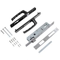 БУЛАТ ЗВ4-1.20.01.9005 черный БЕЗ МЦ Замок для КАЛИТКИ врезной с ручкой