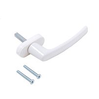 Ручка для пластиковых окон ЭРЕН (MESUT)  штифт 35 мм белая RAL-9016 (100,5!!!) 