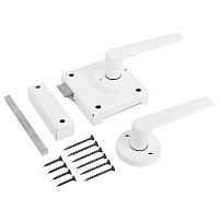 Птимаш ЗЩН1.45 белая (правая) Защелка накладная дверная (20)