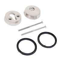 Накладка для ц/м ЗАМКОФФ СР-10 хром для кит. металл. дверей (50,60)