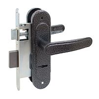 Птимаш ЗВ9-4.03 серебро Замок врезной с/руч (10) Птимаш ЗВ9-4.03 серебро Замок врезной с/руч (10)