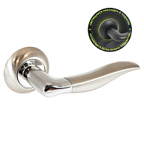 АЛЛЮР АРТ "ВАГНЕР" SN/CP (1282) мат.никель/хром С НАКЛАДКОЙ Комплект ручек (20) АЛЛЮР АРТ "ВАГНЕР" SN/CP (1282) мат.никель/хром С НАКЛАДКОЙ Комплект ручек (20)