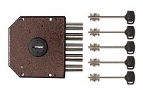 Эльбор  1.06.51.5.5 Гранит  б/о Замок накладной тяж (10)