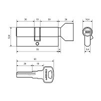 Стандарт Z.F.70В-5K (30x10x30B) SN 5кл перф.ключ/верт. Цилиндровый механизм (96,12) Стандарт Z.F.70В-5K (30x10x30B) SN 5кл перф.ключ/верт. Цилиндровый механизм (96,12)