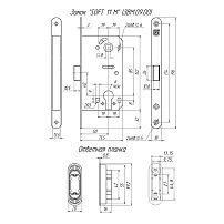 Гардиан "SOFT 11 M" Ni магнит. без ЦМ м/о 85мм Замок врезной (30) Гардиан "SOFT 11 M" Ni магнит. без ЦМ м/о 85мм Замок врезной (30)