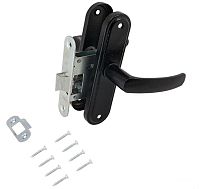 Д-град Зенит ЗЩ3.08 черный Защелка дверная (15)