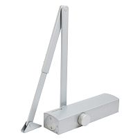 БУЛАТ Доводчик дверной PROFI ДД 802/5 B-S (25-120 кг) серебро, морозостойкий (10) 