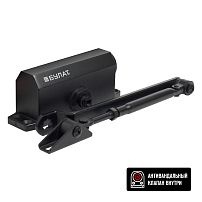 БУЛАТ Доводчик дверной ARCTIC (АРКТИК) ДД 501/3 A-B (25-85 кг) черный, морозостойкий (10)