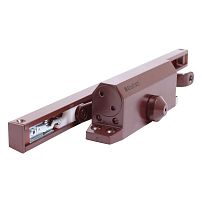 БУЛАТ Доводчик дверной ARCTIC (АРКТИК) ДД 502/4 AH-С (40-90кг) коричн. со скольз.тяг, морозостойкий