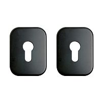 Накладка для ц/м (пара) БУЛАТ НДЦ 04.02 ФОРТЕ матовый  черный (10,100)