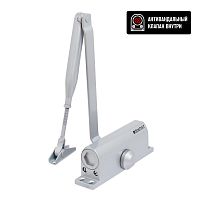 БУЛАТ Доводчик дверной ULTIMATE ДД-100 A-S (40-120 кг) серебро, морозостойкий(10) 