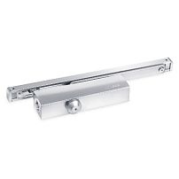 NOTEDO Доводчик дверной  DC-025-095 SL+HO+DA+BC PRO (ПРО) SILVER серебро со скольз.тягой до 100кг(6)