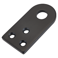 Домарт Проушина усиленная прямая 80*40 (толщ. 5мм) черная d 15мм (50) Домарт Проушина усиленная прямая 80*40 (толщ. 5мм) черная d 15мм (50)