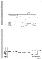 Накладка дверная НДА бронза Кунгур (40,10!!!)