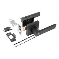 АЛЛЮР 8101 ET BL матовый черный кл/фикс Защёлка (20)