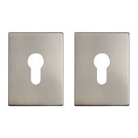 Накладка для ц/м (пара) БУЛАТ НДЦ 02.08 ФЕРОНА матовый никель (10,100)