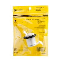 СТАНДАРТ 588А-2 WW белый ЕВРОПАКЕТ ограничитель дверной цилиндр (200,50)