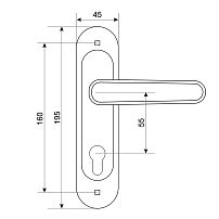 Птимаш к ЗВ4-3.03 черный Ручки на планке (15)