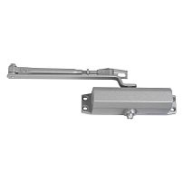 АЛЛЮР Доводчик дверной COMFORT(КОМФОРТ) ДД 168/3-5 A-S (до120 кг) серебро RAL9006, морозостойкий(10)