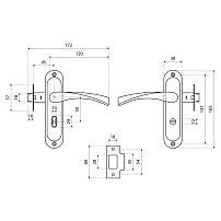 СТАНДАРТ ЗЩД 132/50 L SN левая мат.никель с фиксацией Защёлка (30) СТАНДАРТ ЗЩД 132/50 L SN левая мат.никель с фиксацией Защёлка (30)