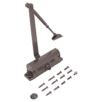 NOTEDO Доводчик дверной DC-090 BROWN до 130 кг коричневый (10) NOTEDO Доводчик дверной DC-090 BROWN до 130 кг коричневый (10)