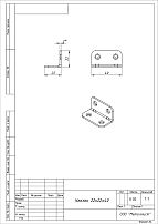 Уголок Кунгур меб 22х22х40х2мм цинк (300,10!!!)