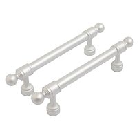 StahlBuro AP2306-96 2шт., W матовый белый хром. Ручка-скоба мебельная (20, 200) StahlBuro AP2306-96 2шт., W матовый белый хром. Ручка-скоба мебельная (20, 200)