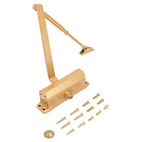 NOTEDO Доводчик дверной  DC-080 GOLD до 120 кг золото (10)