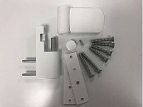 ЛДМ DH-R-23.2 (01)  (Ral 9016) петля до 80 кг белая для пластик. дверей (30)