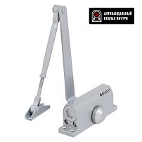 БУЛАТ Доводчик дверной ULTIMATE (УЛЬТИМЕЙТ) ДД-60 A-S (25-80 кг) серебро, морозостойкий(10) 