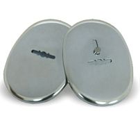 Накладка для сув/м ДФ овальная хром (200)