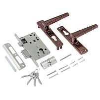 Птимаш ЗВ4-3.01 медь Замок врезной с/руч (10)