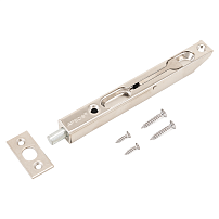 Апекс FB-01-140-Ni никель Шпингалет врезной (240,20) Апекс FB-01-140-Ni никель Шпингалет врезной (240,20)