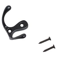 StahlBuro 002 BL мат.черный ЕВРОПАКЕТ крючок-вешалка (360,60)