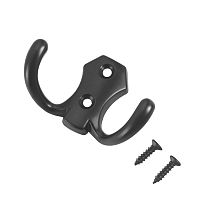 StahlBuro 306 B BL матовый черный ЕВРОПАКЕТ крючок-вешалка (300,50)