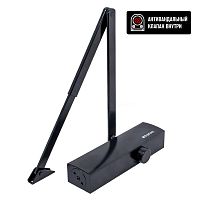 БУЛАТ Доводчик дверной PROFI (ПРОФИ) ДД 812/5 С-B (25-120 кг) черный (10) 