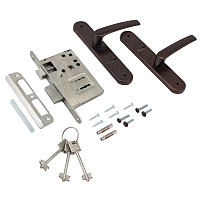 Птимаш ЗВ9-4.08 медь Замок врезной с/руч (10) Птимаш ЗВ9-4.08 медь Замок врезной с/руч (10)